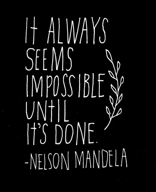 impossible until done