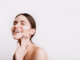 Woman smiling, suggesting positive beauty results from Profh